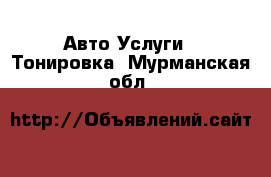 Авто Услуги - Тонировка. Мурманская обл.